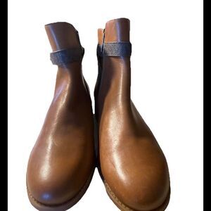 Michael Kors Women's Farrah Leather Chelsea Boot, Size 8